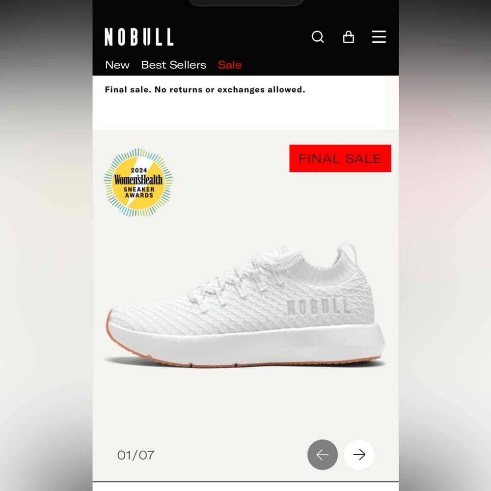 NOBULL White Sneakers